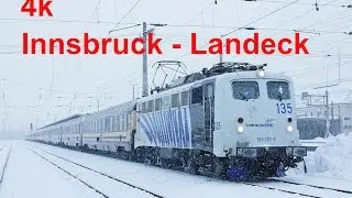 4k Cabride / Führerstandsmitfahrt Innsbruck - Ötztal - Imst-Pitztal - Landeck-Zams