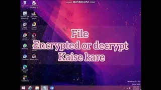 file encryption and decryption Kaise kare  #MVNTECHNOLOGY