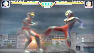 UltraMan Fighting Evolution 3 Tiga Arcade Mode Pt 1 Yo Ulraman is cool