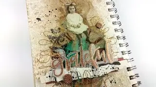 Art Journal Page using new Letter It Collection from Ranger