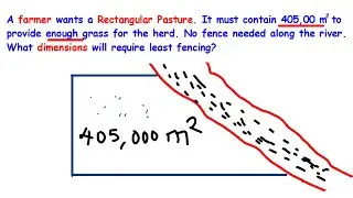 What dimensions will require least fencing? - Application of Differential Calculus