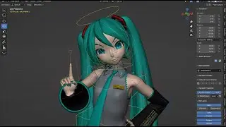 Project Diva Rip Model Convert To Blender Rigify [Basic]