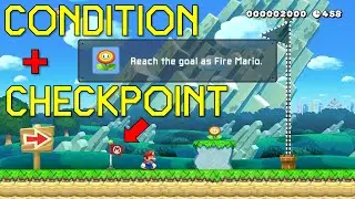 CLEAR CONDITION And CHECKPOINT At The Same Time | Glitches in Mario Maker 2