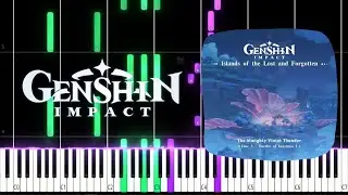 The Almighty Violet Thunder | Genshin Impact PIANO TUTORIAL (Sheet in the description)