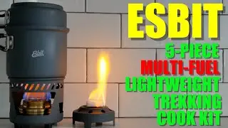 Flexible Esbit 5- Piece MULTI-FUEL Lightweight Trekking Combo