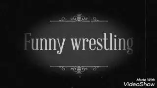 Funny wrestling moves by 2 boys..
