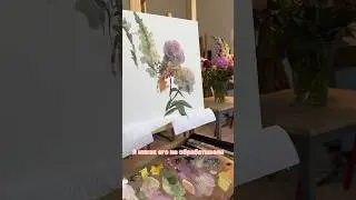 Готовую работу покажу в новом видео💐💕 #oilpainting #искусство #живопись #творчество #watercolor