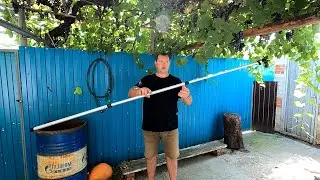 Обзор посылки, стойки для тента, полога, поддерживающие стойки для пляжного тента. Незаменимая вещь.