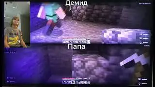 Играем в Майнкрафт на телике / пошли в шахту / добыли ископаемые / 2 серия / строим дом в майне