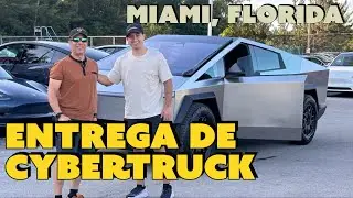 El Cybertruck Finalmente en Miami, Florida