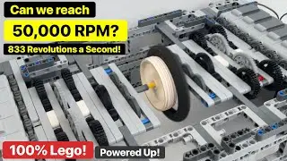 Spinning a Lego wheel FAST!