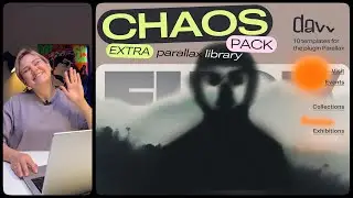 Parallax for Figma - a tutorial on creating animation templates from the "Chaos Extra" library
