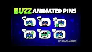 BUZZ ANIMATED PINS | COMING IN BRAWL STARS!?| Concept by @stu-tacular4297