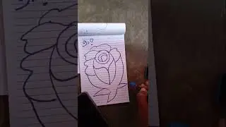 9= rose 🌹🌹✨❤#drooing #art #artwork #viral#shorts #like #comment #subscribe ❤