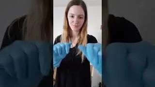 ASMR - short tingle rest - latex gloves and pure hand sounds - personal attention