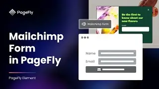 How to Add Mailchimp to Shopify pages | PageFly Tutorial
