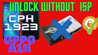 OPPO A1K CPH1923 UNLOCK DONE WITHOUT ISP WITHOUT EASYJTAG UFI  EASY UNLOCK BY UNLOCK TOOL 100% DONE