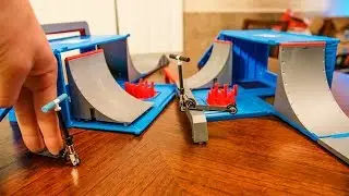 TOY FINGER SCOOTER SKATEPARK!