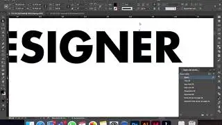 Indesign : modifier une police