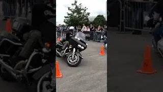 Police Skills Motorcycle Riding Demonstration