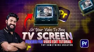 Place any video to tv screen in premier pro!