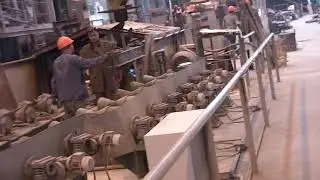 Вращение кокиля машины центробежного литья ЦБЛЗ