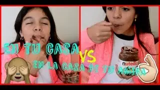 En tu casa VS La casa de tu Amiga | Make star |