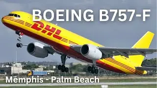 Boeing B757 Freighter | KMEM - KPBI | X-Plane 12
