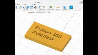 Fusion 360 Quick Tip: Creating 3D Embossed and Debossed Text