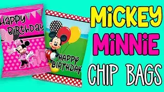 FREE MICKEY & MINNIE CHIP BAGS | HOW TO ASSEMBLE AND PUT TOGETHER