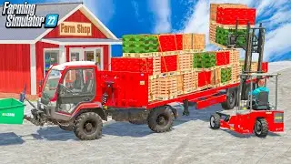 OUR $500,000 "TRANSPORT" PROJECT STARTS NOW ON FLAT SURVIVAL - Farming Simulator