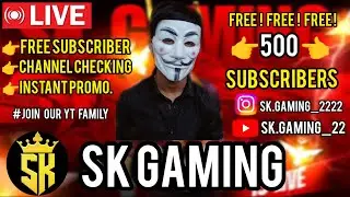 🔴LIVE 500 SUBSCRIBER PROMOTION FREE ! FREE ! FREE !