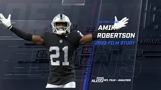 IS AMIK ROBERTSON THE LIONS BEST COVER CORNER? 2023 FILM STUDY 