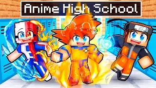 Gara Goes to ANIME SCHOOL in Minecraft!