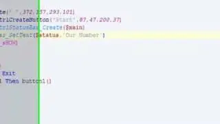 AutoIT Coding Tutorial Eight : GUI Status Bars