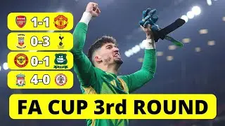 Man Utd beat Arsenal, Tamworth almost shock Spurs whilst Plymouth beat Brentford