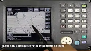 Выполнение топографической съемки в тахеометрах серии SOKKIA FX