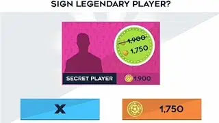 DLS 2021/ Secret player signed in for 1750 Coins.
