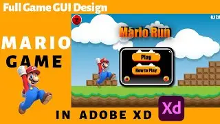 MARIO GAME🍄FULL UX/UI DESIGN 😊 | Game Ux/Ui Design | UX Design in ADOBE XD