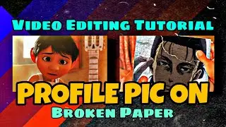 How To Make PUBG Profile On Broken Paper 🔫 | New Trend TikTok ❤️ | PUBG Trend 🔥 | Evil Editz