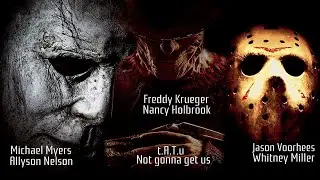 Multihorror couples {Jason Voorhees&Whitney; Freddy Krueger&Nancy; Michael Myers&Allyson}