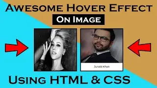 Awesome Hover Effect  On Image Using HTML & CSS