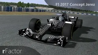 rFactor F1 2017 Concept Car (by VF Modding) Onboard Jerez
