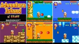 Adventure Island java game - Остров Приключений на кнопочном телефоне