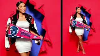 Torn paper photoshoot - paper tear idea for Decision Day photo shoot. She chose Howard University.