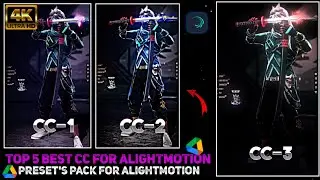 4K QUALITY CC 🔥 || TOP 5 QUALITY CC 👀 || RANGER FF || ALIGHT MOTION XML || 