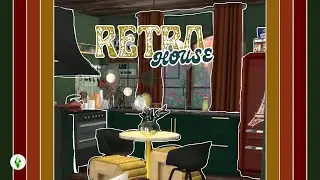 Building a RETRO inspired house in The Sims 4