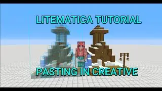 Litematica Utimate Guide | How to Paste a schematic |& InstaBuild anything! 🏡 Minecraft Java