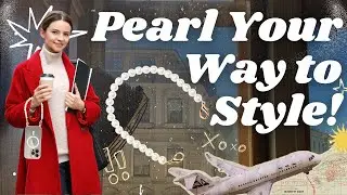 ✨ Pearl Your Way to Style! | MagSafe Clear Case with Pearl Wristlet