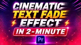 Cinematic Text Fade Transition | Premiere Pro